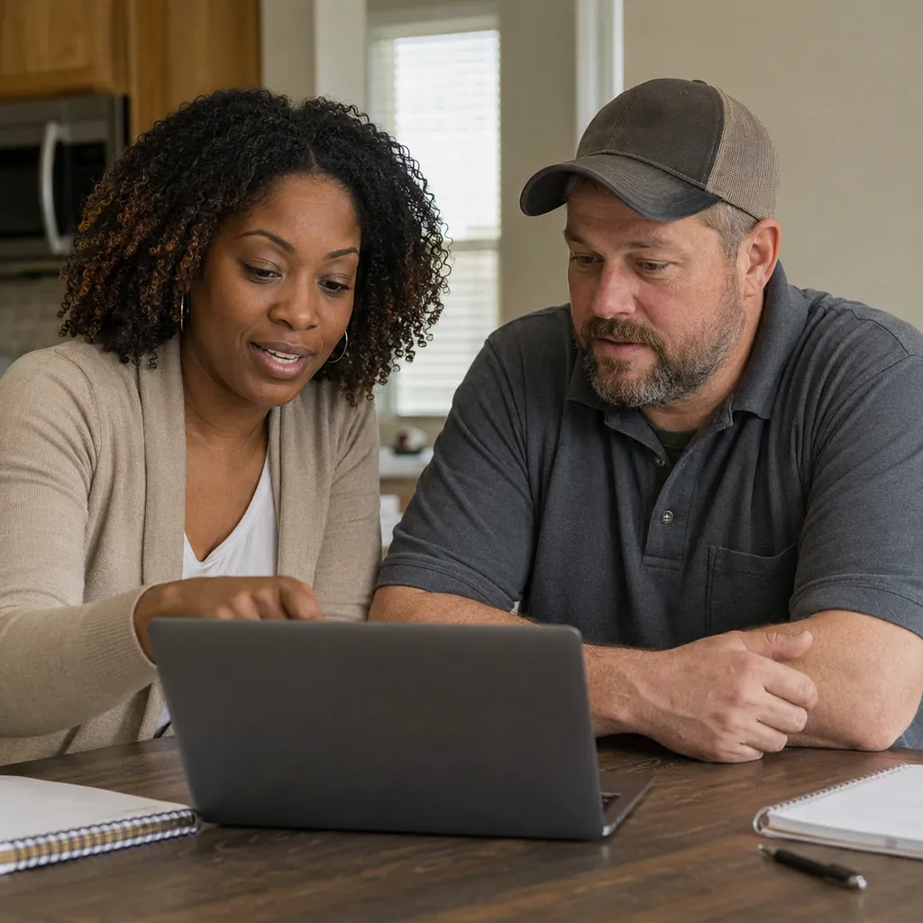 A LeadRallyPros representative working alongside a local home-service business owner